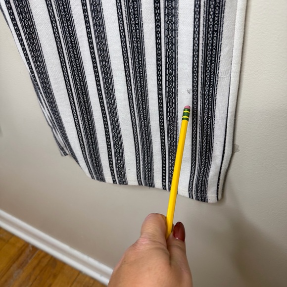 Gypsies & Moondust Black and White Strapless Jumpsuit with Pockets Size Large - Picture 6 of 15